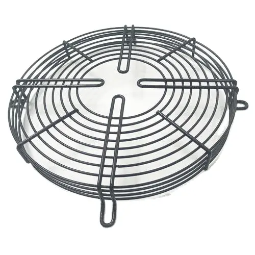 Usine directement bas quantité minimale de commande Offre Spéciale couverture de filet de maille de garde de ventilateur Portable/couverture de filet de ventilateur de couleur argentée/garde de ventilateur en métal