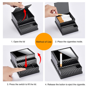 Boîte à cigarettes portable de qualité supérieure, <span class=keywords><strong>vintage</strong></span>, 40 paquets, éjection automatique, étui à cigarettes pour véhicule - Product Image 5