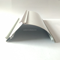 Profilés d'extrusion décoratifs en aluminium de rail de rideau en aluminium enduit de poudre pour des portes et des fenêtres d'écran fournisseur d'usine