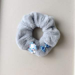 Enfants mignon dessin animé élastique bandeau de cheveux pour enfants bleu et blanc élastique en peluche queues de cheval filles douces chouchous mignons - Product Image 4