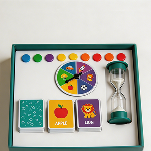 OEM Factory Custom Fun Family-Friendly Board Game Thick Cardboard Recyclable Tabletop Game Full Color Printing with Token <b>Card</b> - Product Image 5