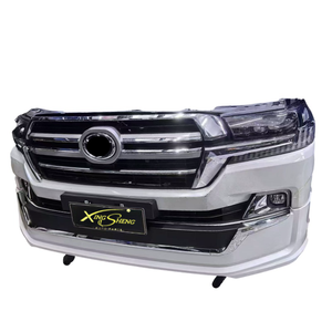 Original para <span class=keywords><strong>Toyota</strong></span> Landcruiser parachoques delantero parrilla faros guardabarros y arnés de Radar parachoques de coche usado - Product Image 1