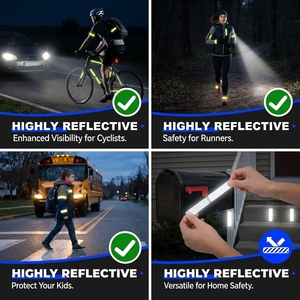 Ruban de signalisation réfléchissant imperméable en gros, ruban de sécurité microprismatique pour véhicules commerciaux et engins de chantier - Product Image 6