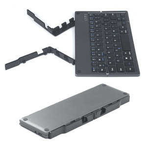 B048 Plus لوحة مفاتيح لاسلكية 60 مفتاح فائقة النحافة قابلة للطي IOS <span class=keywords><strong>Android</strong></span> Wins كمبيوتر محمول لوحة مفاتيح B048 Plus قابلة للطي - Product Image 2
