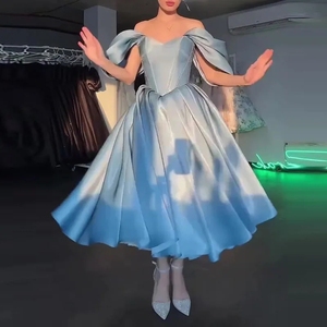 Vestidos <span class=keywords><strong>de</strong></span> Fiesta Largos <span class=keywords><strong>de</strong></span> Verano, Elegantes y Sensuales, con Hombros Descubiertos, Ajustados, para Baile, Eventos Formales, Estilo Princesa, para <span class=keywords><strong>Mujer</strong></span> - Product Image 1
