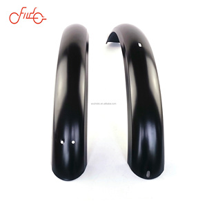 Ensemble de garde-boue de vélo gros avant et arrière à couverture complète de haute qualité 20x4.0 & 26x4.0 large vtt garde-boue tout-terrain pour pneus de 4.0 pouces - Product Image 6