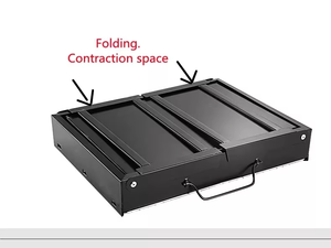 เตาบาร์บีคิวถ่านแบบพับได้คุณภาพสูงสำหรับขายส่ง เหมาะสำหรับกิจกรรมกลางแจ้ง ตั้งแคมป์ ปาร์ตี้ และทำอาหาร - Product Image 4