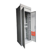Armoire de réseau à écran CC laminé à froid en acier IP54 enduit de poudre pour des boîtiers d'instruments électroniques de communication complets