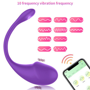 Ứng Dụng Điều Khiển Không Dây Rung Nhảy Trứng 10 Chế Độ Rung Silicone G Tại Chỗ Tình Yêu Trứng Có Thể Sạc Lại Vibrator Đồ Chơi Tình Dục Cho Phụ Nữ - Product Image 3