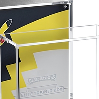 Boîte de protection en acrylique résistante aux UV pour Elite Trainer Box, étanche, boîte de présentation centrale en acrylique pour ETB