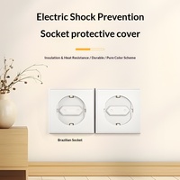 Cache-prise de sécurité anti-choc électrique pour enfants, protection 2 phases, modèle 0019
