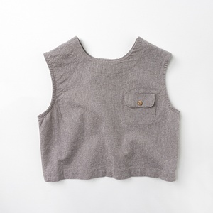 Nouvelle collection printemps-été : Gilet <span class=keywords><strong>sans</strong></span> <span class=keywords><strong>manches</strong></span> en coton uni pour bébés garçons – Vêtements pour enfants - Product Image 6