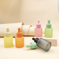 Flacon compte-gouttes givré en gros 5ml 10ml 15ml 20ml 30ml 50ml 100ml Flacon en verre pour huile essentielle cosmétique Sérum