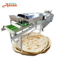 Machine automatique à tortillas de farine de blé Aslan, entraînée par moteur, 380V, haute capacité 30-50 pièces/min, en acier inoxydable 304 pour la pâte à pain