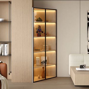 Librería Esquinera Contemporánea <span class=keywords><strong>de</strong></span> Paneles <span class=keywords><strong>de</strong></span> Madera con Iluminación LED, Mueble <span class=keywords><strong>de</strong></span> Salón Ecológico, Duradero y <span class=keywords><strong>de</strong></span> Gran Capacidad - Product Image 5