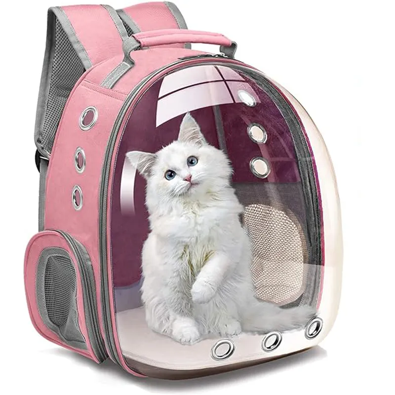 Grosir mode tas punggung hewan peliharaan pembawa hewan peliharaan tas kucing pembawa hewan peliharaan luar ruangan