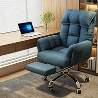 Chaise de bureau ergonomique avec dossier et accoudoirs, chaise de jeu pivotante réglable en hauteur, confortable pour les longues sessions assises