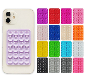 Support de téléphone à ventouse double face en silicone avec logo personnalisé, 24 ventouses, support de téléphone en silicone double face Octopus Buddy - Product Image 5