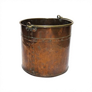 Diseño fantástico Cubo de carbón de tamaño personalizado Cubo de cobre de forma redonda de la mejor calidad al precio más barato - Product Image 1