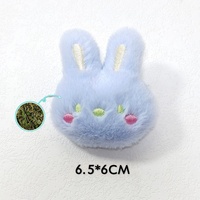 Jouet en peluche pour chat en forme de lapin moelleux, jouet à la menthe pour chaton, jouet à mâcher résistant aux morsures, jouet interactif pour chat, jouet à mâcher pour chat, jouet pour nettoyer les dents