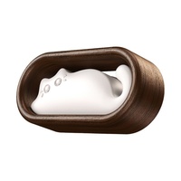 Diffuseur de parfum pour voiture en bois, luxe léger, compact, parfum longue durée, petit chat mignon, accessoire de décoration