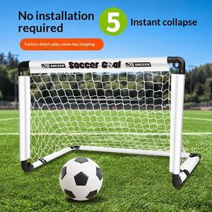 But de football miniature pliable de 130 cm, facile à installer, en PVC/PE écologique, avec cadre robuste et solide, pour enfants - Product Image 3