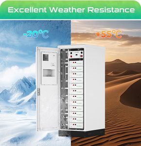 GSL Energy 60kWh/100kWh LiFePO4 Energy Storage System <b>Battery</b> Inverter Outdoor All-in-One Lithium <b>Battery</b> Cabinet with Inverter - Product Image 3