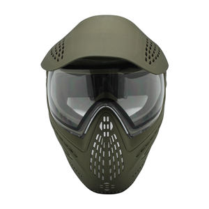 Masker Paintball Warna Hitam atau Hijau dengan Kekuatan Tinggi, Lensa Termal Anti-kabut dan Visor - Product Image 3