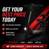 Trottinette Électrique Lithium Ultra-Légère 250W 2026 avec Pneus de 8,5 Pouces, Capacité de Charge de 150KG, Moteur Brushless, Autonomie de 15-25km pour le Sud