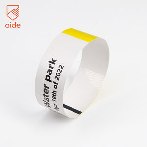 Biglietti di carta braccialetti in carta termica braccialetti in carta termica personalizzati formato stampa termica diretta Id braccialetti in magazzino - Product Image 3