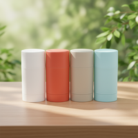 Offres Spéciales – Contenant Vide Personnalisé en PP/AS de 30ml, 50ml, 75ml pour Déodorant en Stick, Bouteille Ronde à Mécanisme Rotatif, à Prix Avantageux
