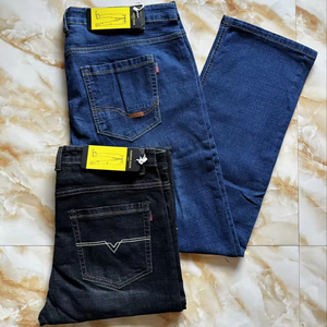 Alta calidad gran oferta moda Algodón elástico Hip Hop Streetwear hombres pantalones vaqueros rectos para hombres Pantalon <span class=keywords><strong>Cargo</strong></span> - Product Image 1
