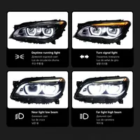 Phares LED améliorés pour Série 7 F01 F02 2009-2015, phares améliorés, plug and play, pièces automobiles
