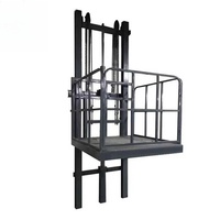 Nouveau Design 1T Accueil Ascenseur 2 Étage Escalier Ascenseur Maison Cargo Lif 500KG Hydraulic Cargo Marchandises Ascenseur pour Entrepôt Workling