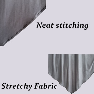 Cotton Jersey Stretchy Khimar Với Tie Trở Lại Hồi Giáo Quần Áo Phụ Nữ Hồi Giáo Hijab Nhà Sản Xuất Eid Cầu Nguyện Một Lớp Dài Khimar - Product Image 3