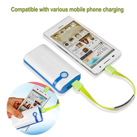 Pulsera de silicona con cable de datos USB, pulsera creativa con Cable de carga USB para teléfono móvil