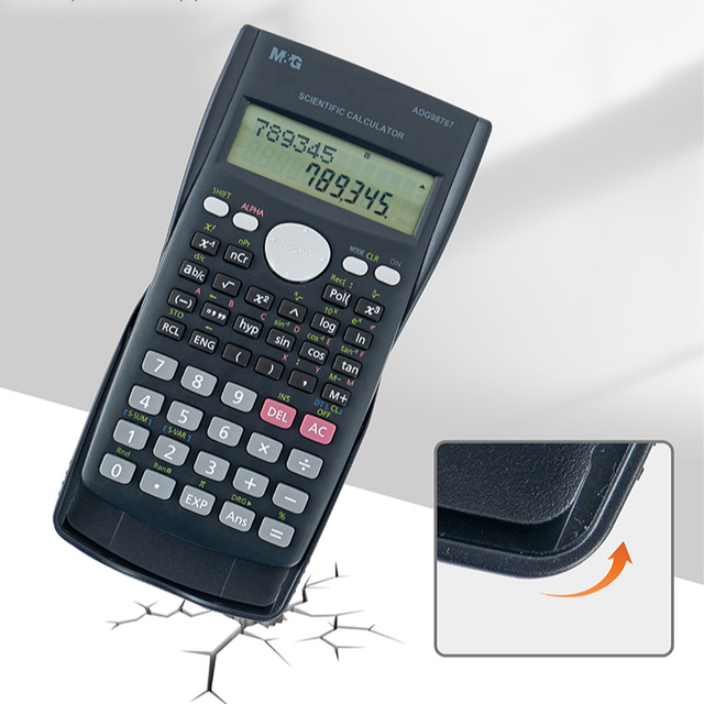 M&G Economic Calculating Machine 240 Functions 12 Digits Office School Supplies 991ES Portable Scientific Calculator