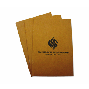 Planificateurs et journaux écologiques en papier kraft avec logo personnalisé, reliure à pointes, format A4 A5, lignés pour les études des étudiants - Product Image 3