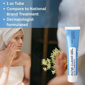 Crème anti-imperfections et acné à l'acide salicylique 2%, Soin apaisant <span class=keywords><strong>pour</strong></span> peaux irritées, Gel anti-acné jour et nuit - Product Image 2