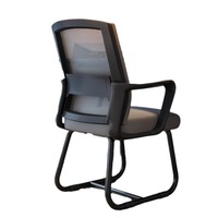 Chaise de bureau contemporaine de luxe confortable en maille PVC, hauteur réglable, fonctionnalités multifonctions, base en aluminium pour le bureau