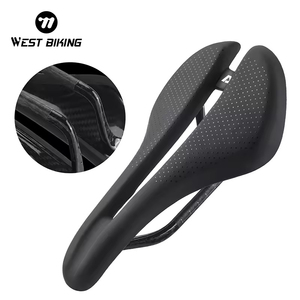 WEST BIKING-Coussin de selle de vélo en fibre de carbone, accessoires de vélo, vente en gros - Product Image 1