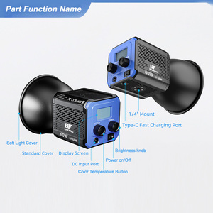 Lumière vidéo continue LED bicolore pour l'enregistrement photo et vidéo en studio compatible <span class=keywords><strong>TikTok</strong></span> et téléphone à piles - Product Image 5