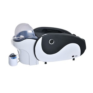 Sillón Eléctrico de Lavado para Salón, Cama Reclinable con Lavacabezas de Cerámica y Estación de Masaje - Product Image 1