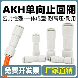 Válvula de Retención AKH de 1/4 Pulgadas con Sello de Goma para Gas, Neumática, Uso General - Product Image 4