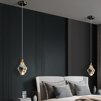 Lustre suspendu LED moderne, luminaire simple pour cuisine et bar de restaurant, petite base E12 pour escaliers domestiques