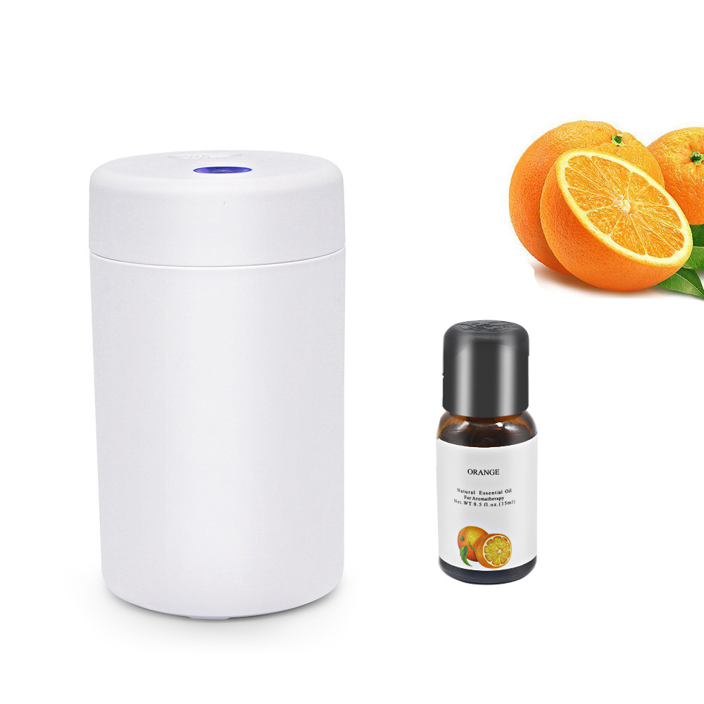 White diffuser for sweet orange essential oil