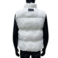 Bomber Jacket Gilet sans manches en coton de haute qualité Hommes et femmes Hiver avec rembourré Down Spot-sérialisé Marque personnalisée