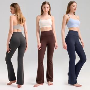 Pantalones de yoga transpirables con cintura alta y control de abdomen, sin costuras, para mujer, ideales para entrenamiento, desde nuestro almacén en EE. UU. - Product Image 1