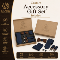 Boîte cadeau personnalisée en carton ondulé écologique, avec fermeture magnétique, pour accessoires masculins, cravates et nœuds papillon, OEM