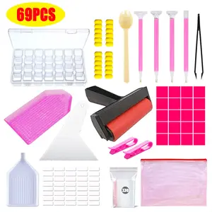 Diamant Schilderen Gereedschap Set En Accessoires Kits 5D Diamond Art Craft Container